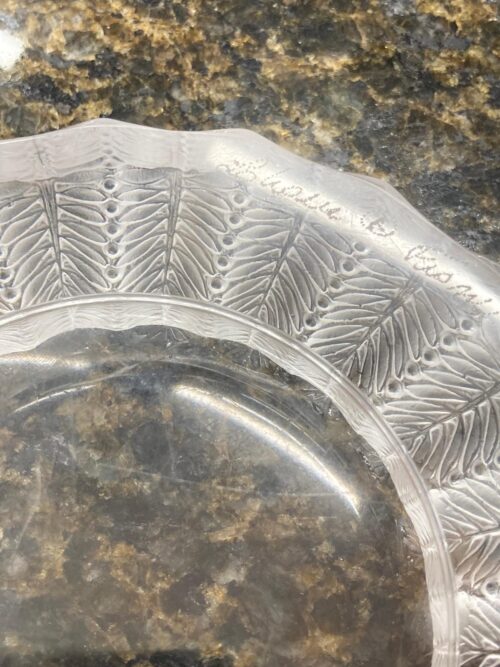 Rare Lalique Ashtray/Pin tray