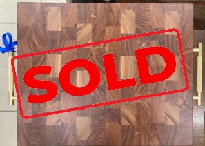 Brand New Retro Style Handmade Butchers Block In Tasmanian Blackwood