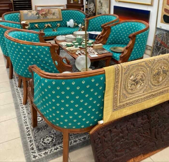 French Empire Style Double Lounge Suit