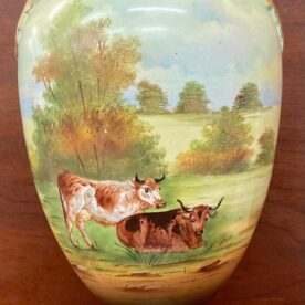 Stoke on Trent Highland Cattle Vase