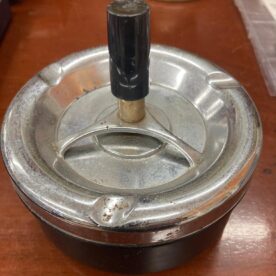 Classic retro cigarette ashtray