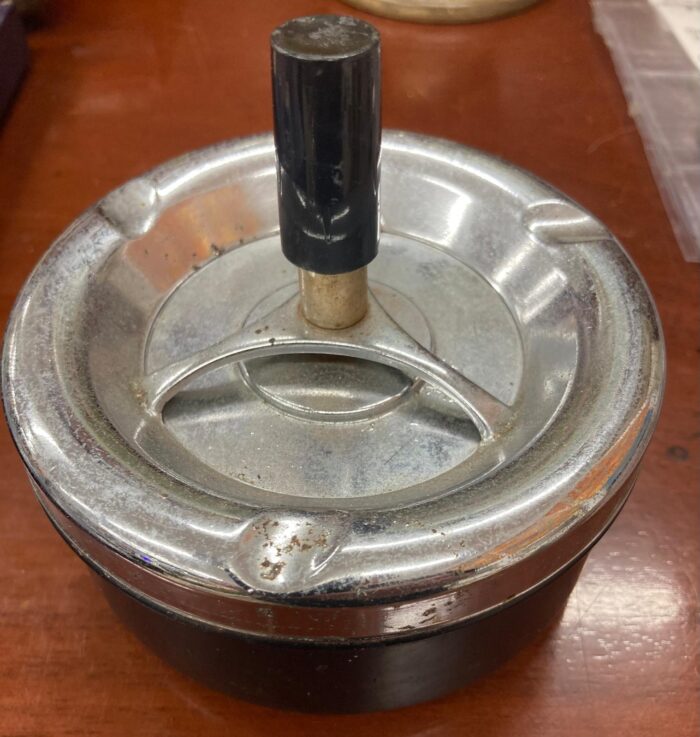 Classic retro cigarette ashtray