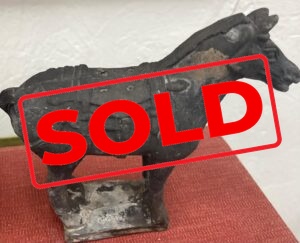 Chinese terracotta clay horse