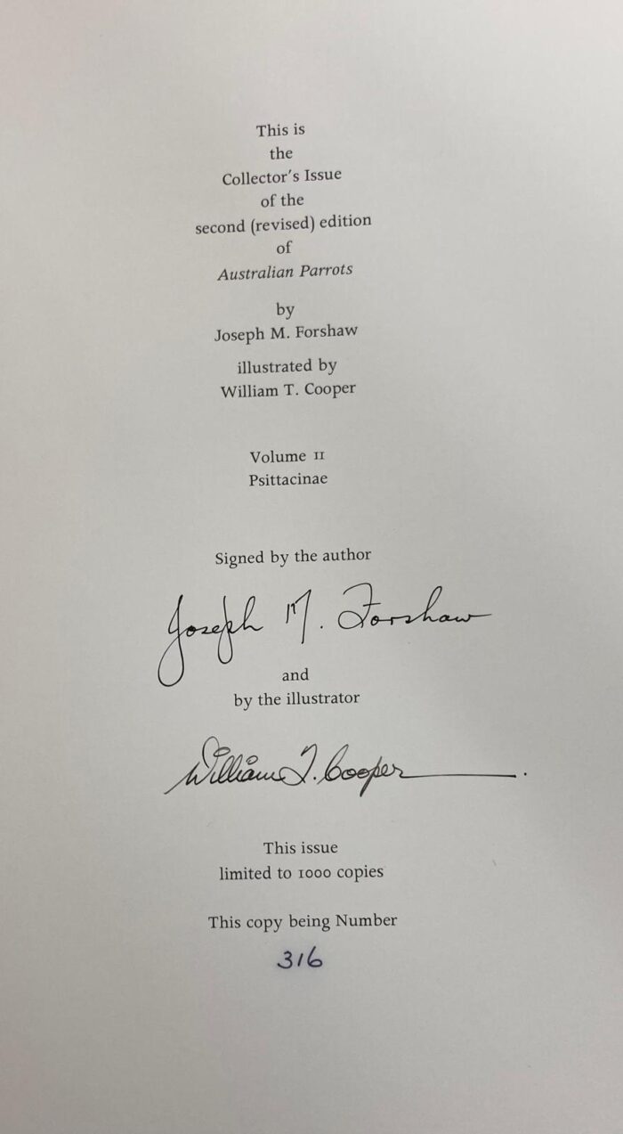 Australian Parrots Joseph Forshaw boxed set - Image 4