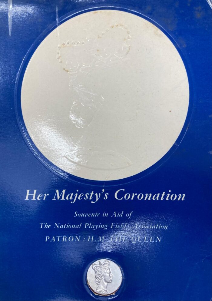 Coronation aluminium medal