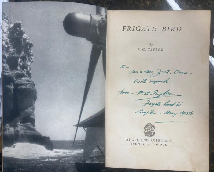 Signed copy of P G Taylor's Frigate Bird