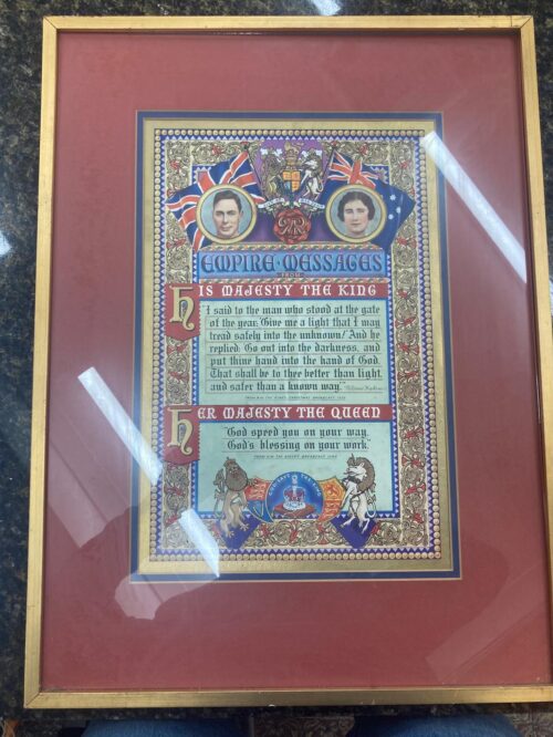 King and queen Empire Message