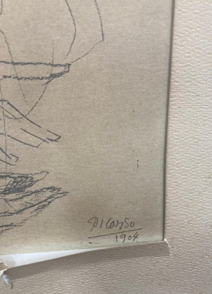 Early framed print of Picasso artwork - Image 2