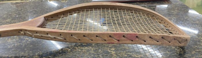 Very rare curved tennis racquet - Image 3