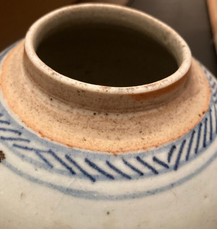 19thc Qing Chinese ginger jar - Image 3