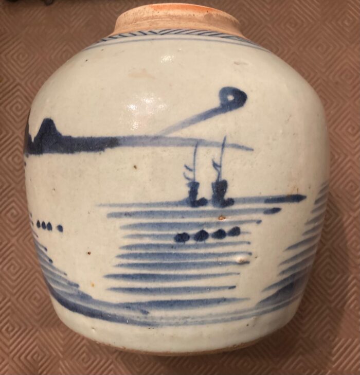 19thc Qing Chinese ginger jar - Image 2