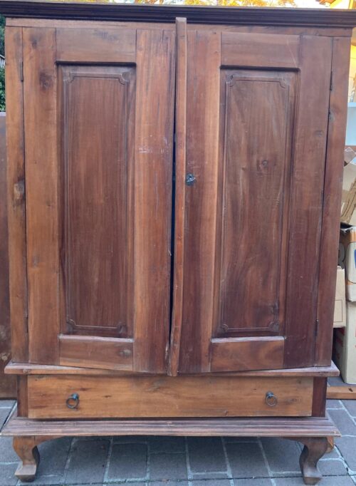 Rustic Thai teak cabinet
