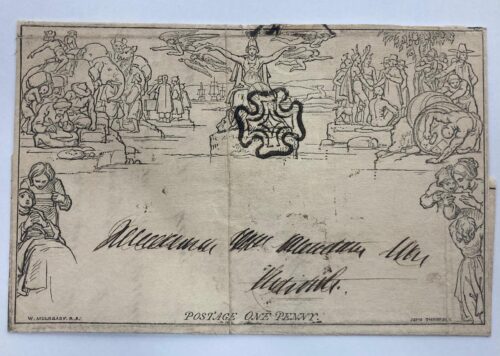 Mulready alternative to first stamp