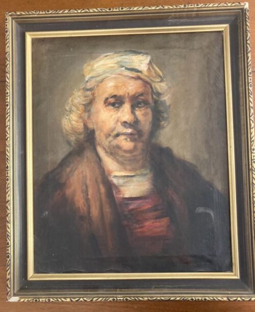 After Rembrandt (self portrait)