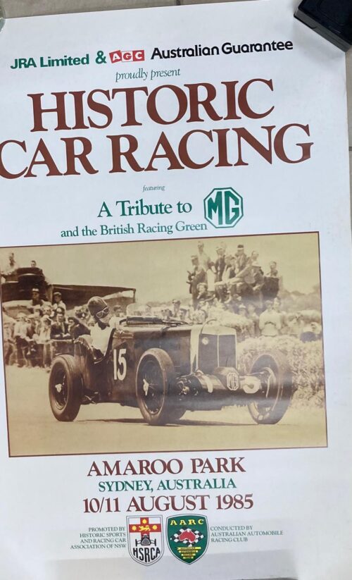 Amaroo Historic Racing poster