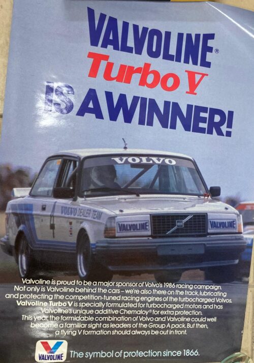 Valvoline Volvo poster