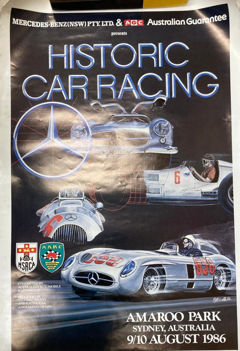 Historic Racing poster Amaroo – The Vintage Place