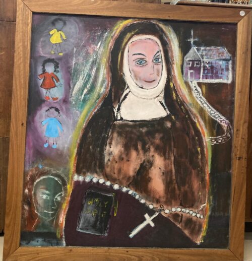 Saint Mary MacKillop as envisaged by a young schoolgirl for beatification