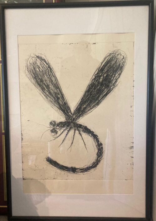 Large framed Pro Hart printer's proof