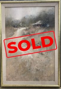 John Lovett oil on board