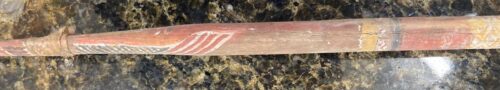 Australian Aboriginal hand painted spear