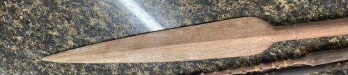 Australian Aboriginal hardwood 'paddle' spear 1.3m