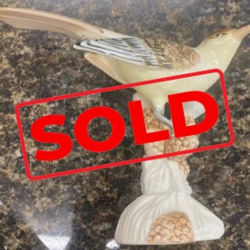 Royal Dux porcelain bird