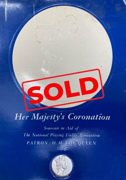 Coronation aluminium medal