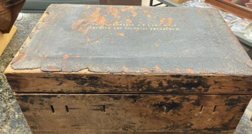 Rare document box from former NSW Premier Jack Lang