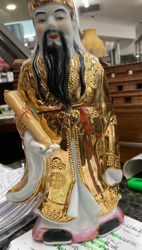 Fuk Luk Sau porcelain chines god of wealth