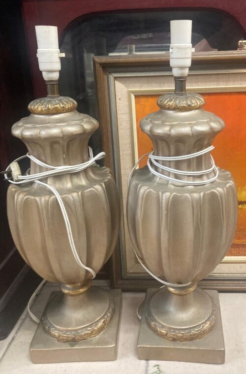 Pair of replica classic lamp bases