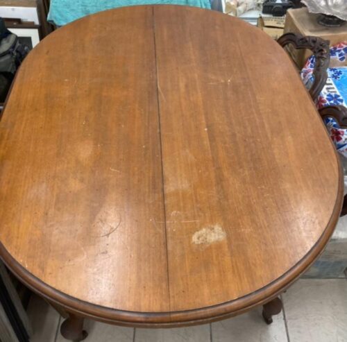 Queensland Maple oval table