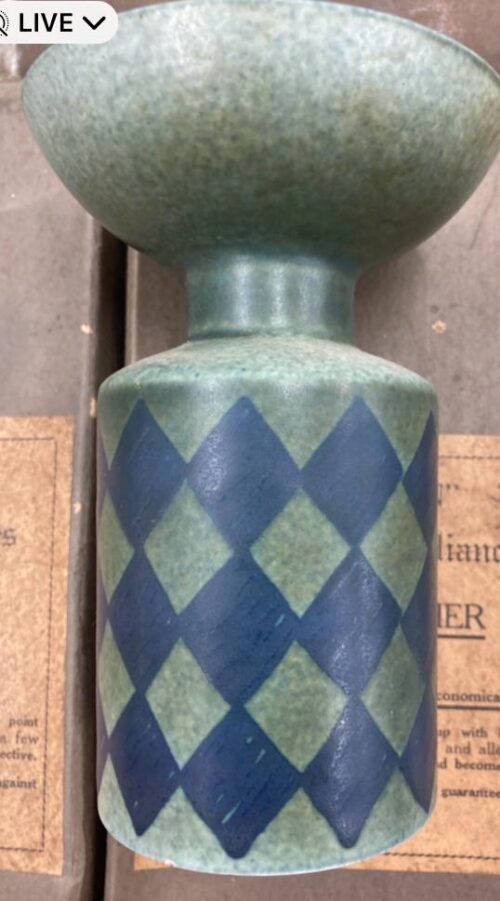 Pair of Arabia mid century candle holders